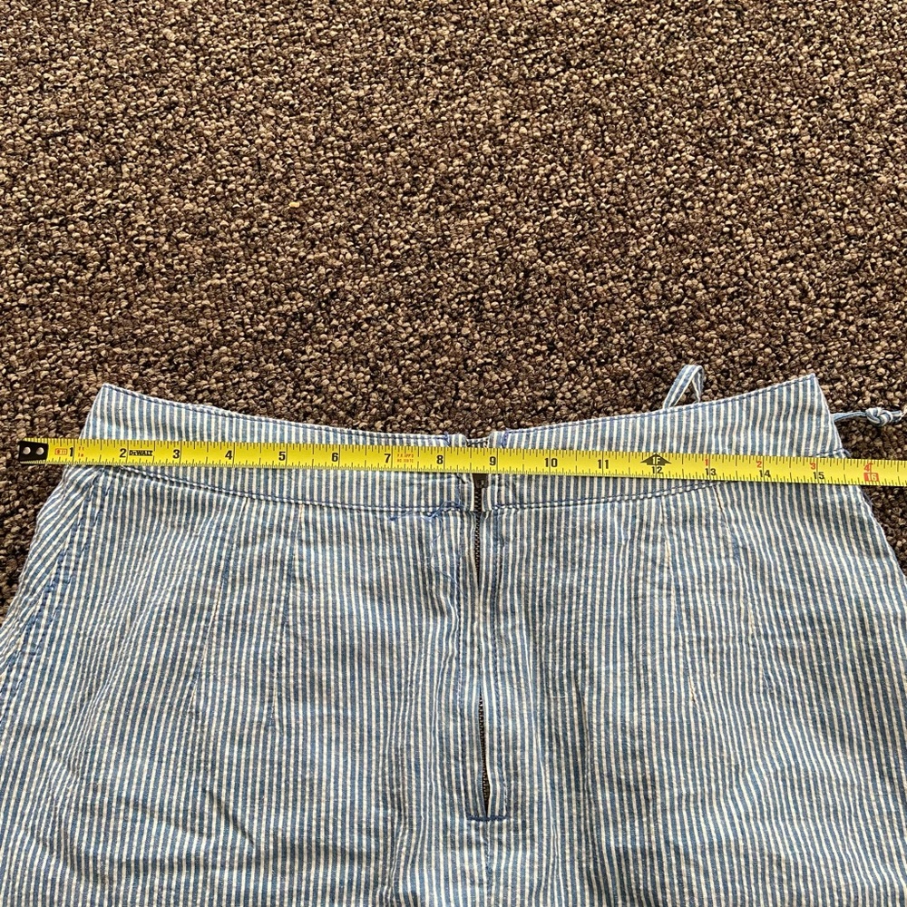 Free People skirt, Blue & White  size:8 - Picture 7 of 14
